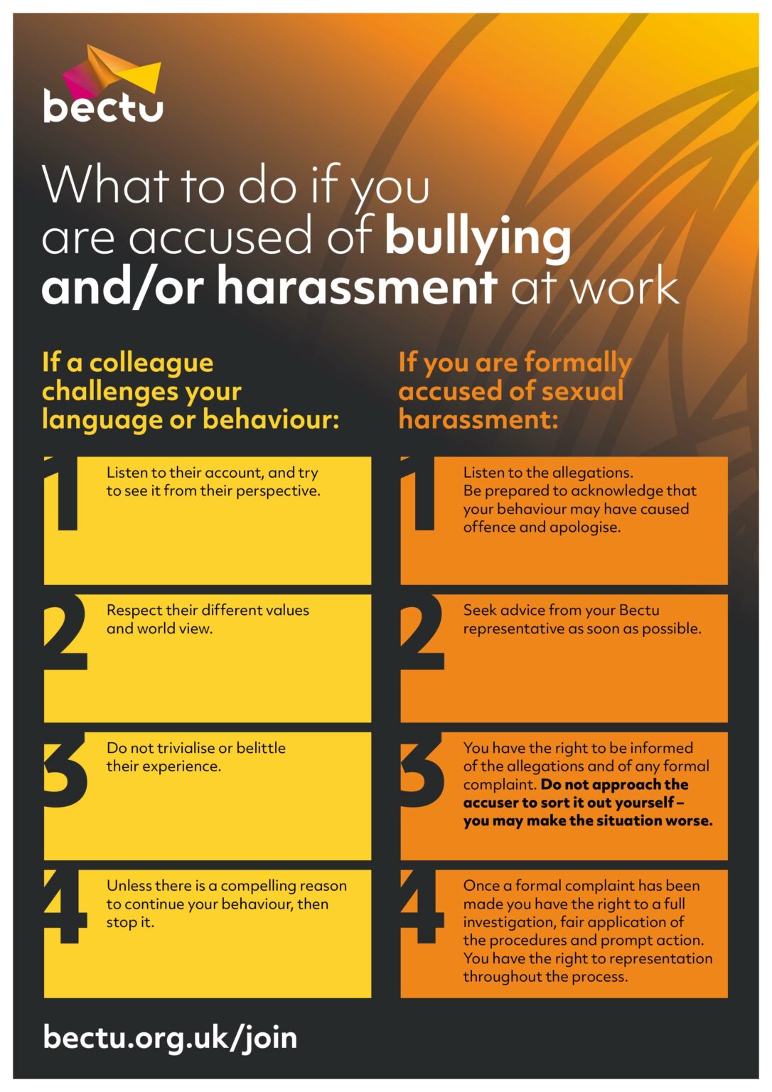 Bullying and Harassment Bectu