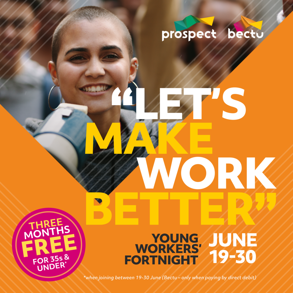 Young Workers' Fortnight social graphic