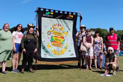 durham miners gala banner