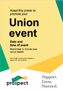 Prospect poster for events