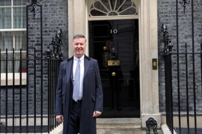 Mike_Clancy_outside_No10 Mike Clancy outside No. 10 Downing Street