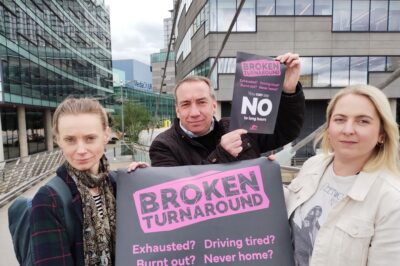 Broken Turnaround group photo at Media City