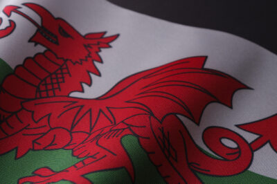 The national flag of Wales